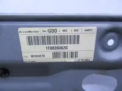 Автозапчастина б/у регулятор скла заднього правого для vw touran (1t1, 1t2) 1.9 tdi посилання на oem iam   