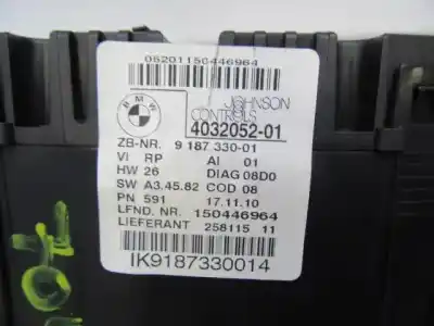 Peça sobressalente para automóvel em segunda mão quadrante por bmw 1 (e87) 118 d referências oem iam 918733001  