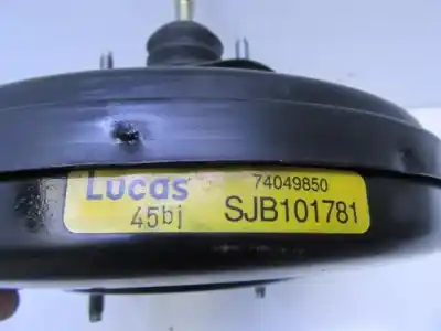 Second-hand car spare part brake servo for land rover freelander i soft top (l314) 2.0 di 4x4 oem iam references 74049850/sjb101781  