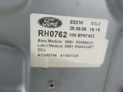 Автозапчастина б/у регулятор скла заднього правого для ford focus c-max (dm2) 1.6 tdci посилання на oem iam 1430372  