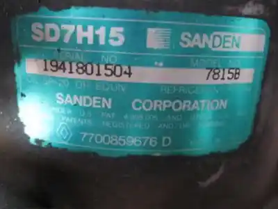 Second-hand car spare part air conditioning compressor for renault laguna 1.8 g -f3p oem iam references 7700859676d  1941801504 Second-hand car spare part air conditioning compressor for renault laguna 1.8 g -f3p oem iam references 7700859676d  1941801504