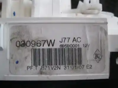 Автозапчастина б/у контроль опалення / кондиціонації для renault clio iii (br0/1, cr0/1) 1.5 dci (br17, cr17) посилання на oem iam 030967w   Автозапчастина б/у контроль опалення / кондиціонації для renault clio iii (br0/1, cr0/1) 1.5 dci (br17, cr17) посилання на oem iam 030967w