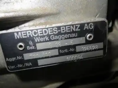 Second-hand car spare part gearbox for mercedes-benz sprinter 310d - 2.9 d -602980 oem iam references 711612  