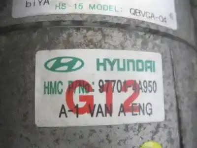 Автозапчасти б/у компрессор кондиционера воздуха за hyundai h100 2.5 td - d4cb (crdi) ссылки oem iam 97701-4a950  
