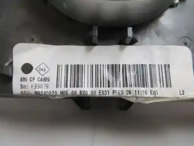 Peça sobressalente para automóvel em segunda mão comando de sofagem (chauffage / ar condicionado)  por renault clio v 1.5 blue dci d fap referências oem iam k99079  