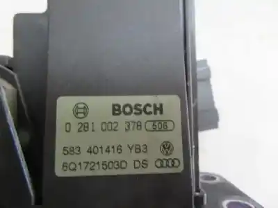 Автозапчасти б/у педальный потенциометр за seat cordoba (6l2) 1.9 tdi ссылки oem iam 6q1721503d  0281002378