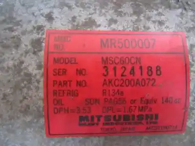 Автозапчасти б/у компрессор кондиционера воздуха за mitsubishi colt v (cj_, cp_) 1600 (cj4a) ссылки oem iam 500007 akc200a072 3124188 Автозапчасти б/у компрессор кондиционера воздуха за mitsubishi colt v (cj_, cp_) 1600 (cj4a) ссылки oem iam 500007 akc200a072 3124188