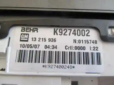 Автозапчасти б/у отопление / кондиционирование воздуха за opel meriva a monospace (x03) 1.3 cdti (e75) ссылки oem iam k9274002  