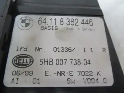 Peça sobressalente para automóvel em segunda mão comando de sofagem (chauffage / ar condicionado)  por bmw 320 2.0 td referências oem iam 64.11 8 382 446  
