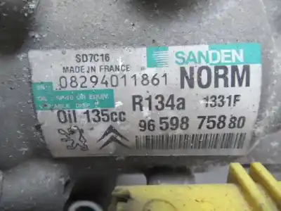 İkinci el araba yedek parçası klima kompresörü için peugeot 308 sw i (4e_, 4h_) 1.6 hdi oem iam referansları 9659875880  08294011861