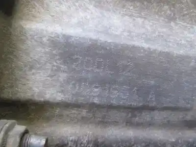 Peça sobressalente para automóvel em segunda mão caixa de velocidades por peugeot 206 fastback (2a/c) 1.9 d referências oem iam 20dl12  