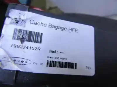 Pièce détachée automobile d'occasion plage arrière pour renault kadjar (ha_, hl_) 1.5 blue dci 115 références oem iam 799224152r  