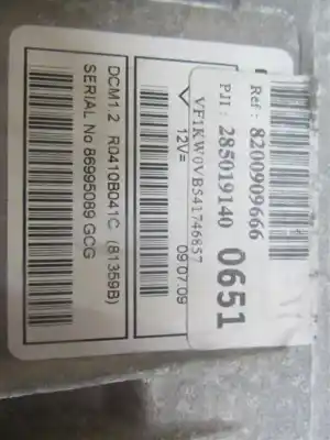 Автозапчастина б/у ебу контролер двигуна для renault kangoo / grand kangoo ii (kw0/1_) 1.5 dci 70 (kw0v, kw0a) посилання на oem iam 8200909666  r0410b041c Автозапчастина б/у ебу контролер двигуна для renault kangoo / grand kangoo ii (kw0/1_) 1.5 dci 70 (kw0v, kw0a) посилання на oem iam 8200909666  r0410b041c