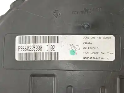 Peça sobressalente para automóvel em segunda mão quadrante por citroen c3 1.4 hdi cool referências oem iam 9660225880  281149734