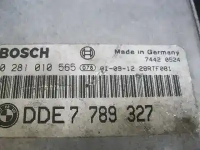 Second-hand car spare part ecu engine control for bmw 3 compact (e46) 320 td oem iam references 7789327  0281010565