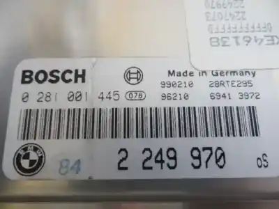 Second-hand car spare part ecu engine control for bmw 3 (e46) 320 d oem iam references 229970  0281001445
