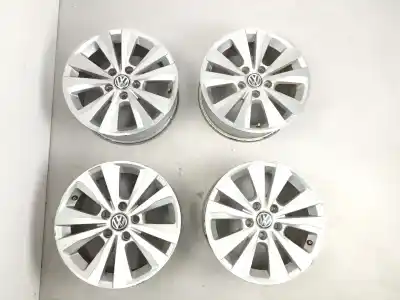 Second-hand car spare part rims set for volkswagen golf vii 1.6 tdi 105 cv clha m1 bluemotion tecnology automatico oem iam references 6,5jx16112  5g0601025