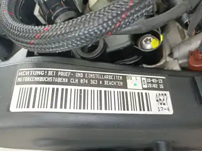 Pièce détachée automobile d'occasion moteur complet pour volkswagen golf vii 1.6 tdi 105 cv clha m1 bluemotion tecnology automatico références oem iam clh  074363
