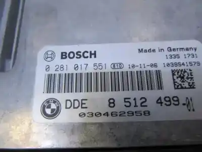 Автозапчастина б/у ебу контролер двигуна для bmw 1 (e87) 118 d посилання на oem iam 8512499  0281017551