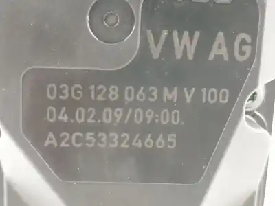 Автозапчастина б/у коробка метелика для seat leon (1p1) reference посилання на oem iam 03g128063m  