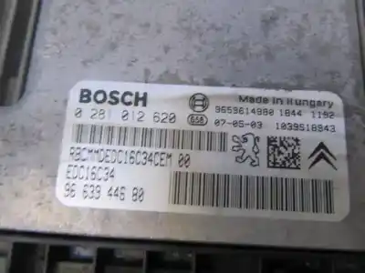 Автозапчастина б/у ебу контролер двигуна для citroen berlingo / berlingo first monospace (mf_, gjk_, gfk_) 1.6 hdi 75 (mf9hw, gj9hwc, gf9hwc, gn9hwc) посилання на oem iam 9663944880  0281012620
