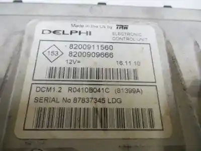 Second-hand car spare part ecu engine control for renault clio v 1.5 blue dci d fap oem iam references 8200911560 8200909666 r041b041c