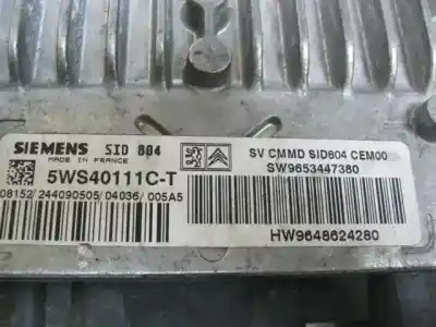 Автозапчасти б/у блок управления двигателем за citroen c2 (jm_) 1.4 hdi ссылки oem iam 9653447380  5ws40111ct