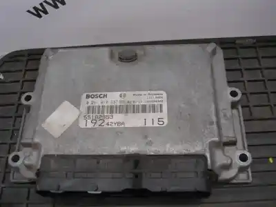 Автозапчасти б/у блок управления двигателем за fiat stilo (192) 1.9 jtd 80 active ссылки oem iam 55182953  0281010337