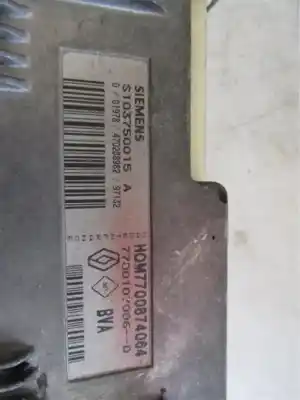 Second-hand car spare part ecu engine control for renault megane 2.0 g oem iam references 7700874064 7700107006 s103750015a