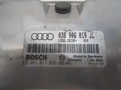 Peça sobressalente para automóvel em segunda mão centralina de motor uce por audi a4 1.9 tdi 6v 130 cv( avf ) referências oem iam 038906019jli-bosch 0281011036  
