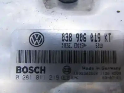 Автозапчасти б/у блок управления двигателем за seat cordoba (6l2) 1.9 tdi ссылки oem iam 038906019kt  0281011219