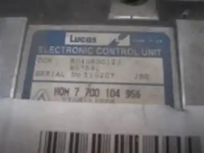 Second-hand car spare part ecu engine control for renault kangoo 1.9 d oem iam references 7700104956  r04080012j