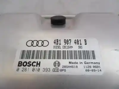 Second-hand car spare part ecu engine control for audi a6 avant (4b5) 2.5 tdi oem iam references 4b1907401b  0281010393