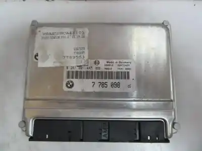 Peça sobressalente para automóvel em segunda mão centralina de motor uce por bmw 3 (e46) 320 d referências oem iam 7785098