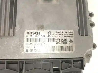 Second-hand car spare part ecu engine control for citroen c3 1.4 hdi cool oem iam references 0281012529  9663475880