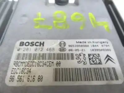 Second-hand car spare part ecu engine control for citroen xsara picasso 1.6 hdi 90 lx plus oem iam references 9656161680  0281012468