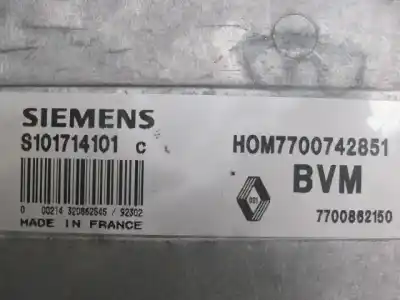 Автозапчасти б/у блок управления двигателем за renault 19 ii (b/c53_) 1.8 (b/c538) ссылки oem iam 7700742851 7700862150 s101714101c
