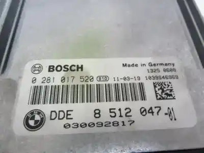 Second-hand car spare part ecu engine control for bmw 320 2.0 td e90 oem iam references 8512047  0281017520