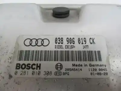 Second-hand car spare part ecu engine control for audi a3 1.9 tdi -asz oem iam references 038906019ck  0281010308