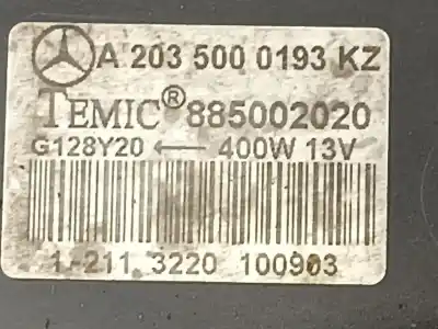 Pièce détachée automobile d'occasion ventilateur pour mercedes-benz c220 2.2 cdi références oem iam a2035000193  2035000193