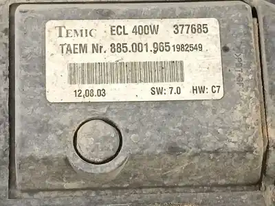 Pièce détachée automobile d'occasion ventilateur pour mercedes-benz c220 2.2 cdi références oem iam a2035000193  2035000193