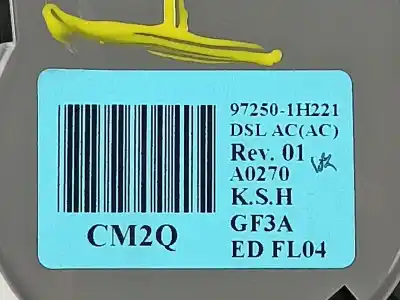 Peça sobressalente para automóvel em segunda mão comando de sofagem (chauffage / ar condicionado)  por kia cee'd fastback (ed) 1.6 crdi 115 referências oem iam 972501h221eq  972501h221