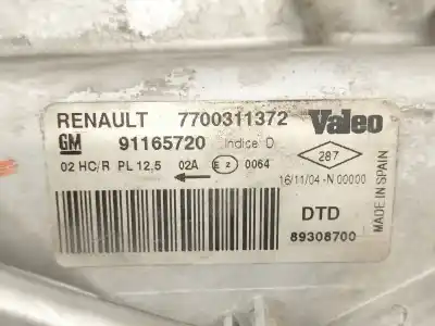 Автозапчастина б/у права фа для renault trafic ii furgón (fl) 1.9 dci 100 (fl0c) посилання на oem iam 7700311372  91165720