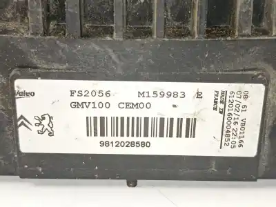 Автозапчастина б/у електро вентилятор для citroen c-elysee (dd_) 1.6 bluehdi 100 посилання на oem iam 9812028580 m159983 fs2056