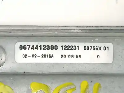 Автозапчасти б/у регулятор стекла переднего правого за citroen c-elysee (dd_) 1.6 bluehdi 100 ссылки oem iam 9674412380  122231