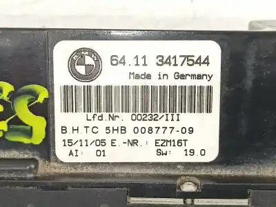 Peça sobressalente para automóvel em segunda mão comando de sofagem (chauffage / ar condicionado)  por bmw x3 (e83) 3.0 d referências oem iam 3417544 64113417544 