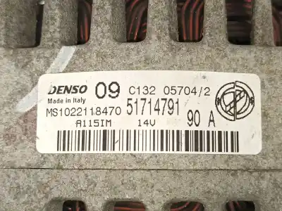 Pezzo di ricambio per auto di seconda mano alternatore per fiat stilo multi wagon (192) 1.6 16v riferimenti oem iam 51714791  ms1022118470