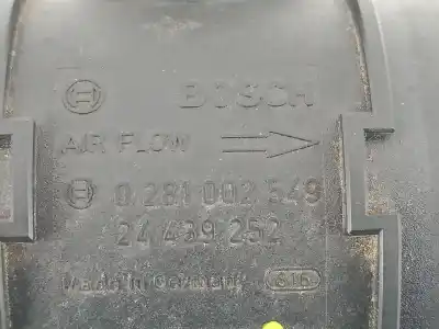 Автозапчастина б/у витратомір повітря для opel corsa c 1.3 cdti посилання на oem iam 24439252  0281002549