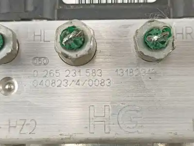 Peça sobressalente para automóvel em segunda mão abs por opel corsa c 1.3 cdti referências oem iam 13182319  0265231583