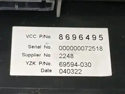 Автозапчастина б/у контроль опалення / кондиціонації для volvo s40 ii (544) 2.4 посилання на oem iam 30672565 8696495 69594030